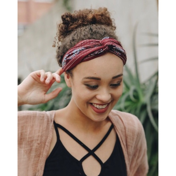 Couture Gypsy Accessories - ❗️CLEARANCE❗️Bohemian Burgundy Floral Headband